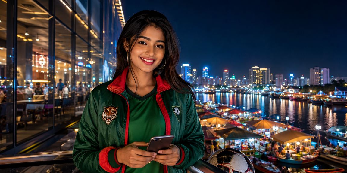 বরিশালে একজন সদস্য নিরাপদে ক্রিকেট বেটিং করছেন মোবাইলে